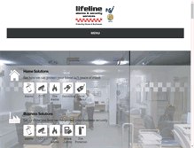 Tablet Screenshot of lifeline-security.co.uk